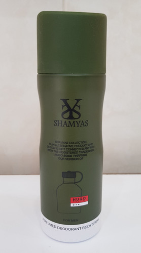 اسپری خوشبوکننده بدن مردانه شمیاس مدل هوگو من
